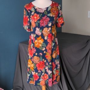 Loft Floral Swing Dress